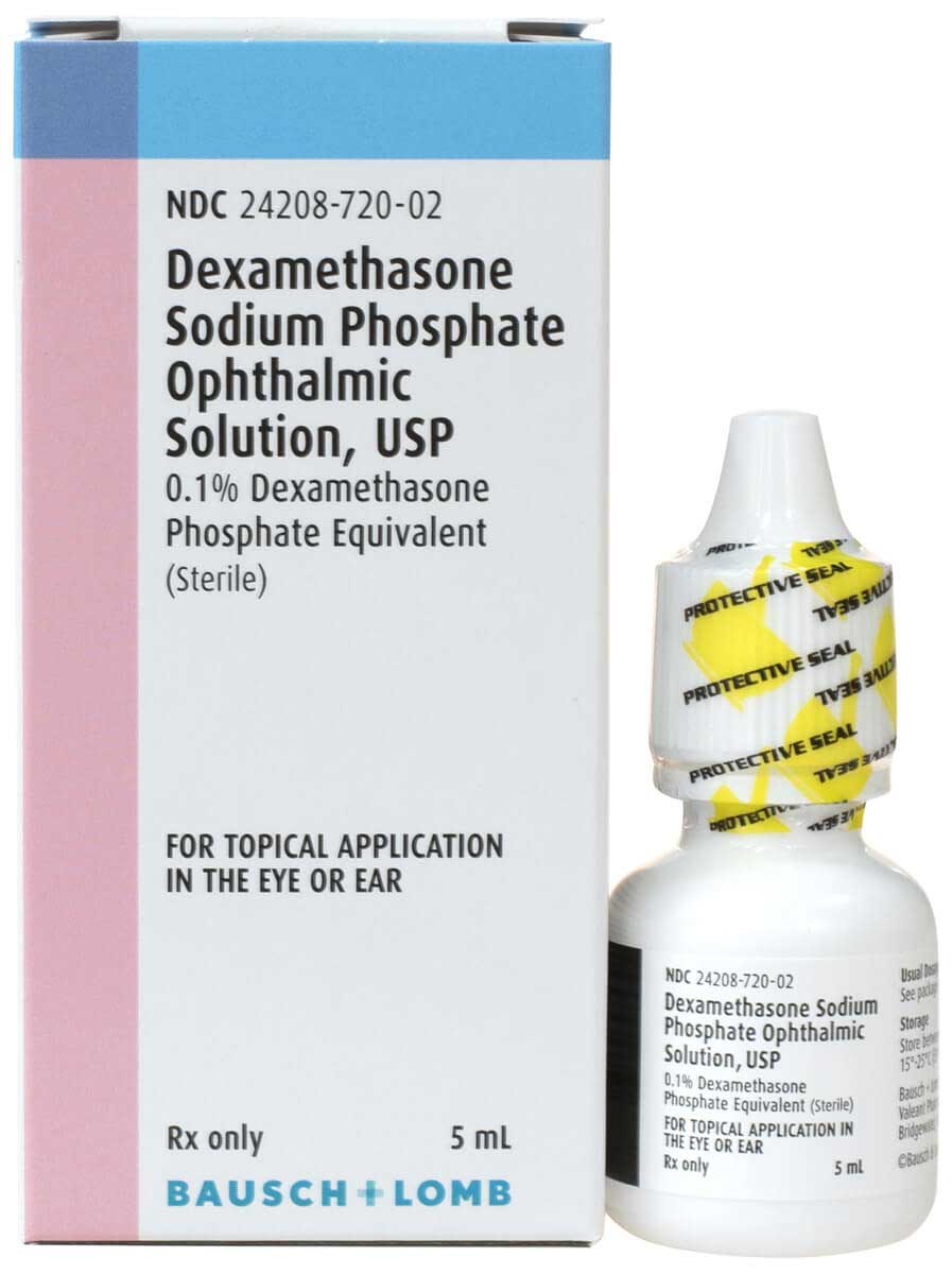 Dexamethasone Sodium Phosphate Ophthalmic for Dogs Cats Generic (brand