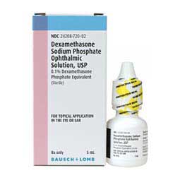 Dexamethasone Sodium Phosphate Ophthalmic 0.1% 5 ml - Item # 386RX