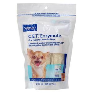 CET Enzymatic Oral Hygiene Dental Chews for Dogs Extra Small (dogs under 11 lbs) 30 ct - Item # 38758