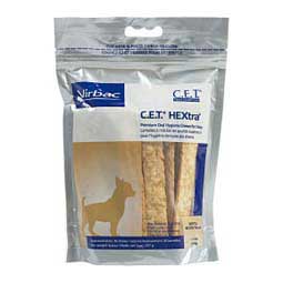 CET HEXtra Premium Oral Hygiene Chews for Dogs Petite (dogs under 11 lbs) 30 ct - Item # 38762