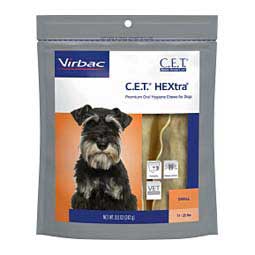 CET HEXtra Premium Oral Hygiene Chews for Dogs Medium (11-25 lbs) 30 ct - Item # 38763