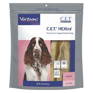CET HEXtra Premium Oral Hygiene Chews for Dogs 12.8 oz (dogs 26-50 lbs) - Item # 38764
