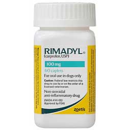 Rimadyl Caplets for Dogs 100 mg 60 ct - Item # 388RX