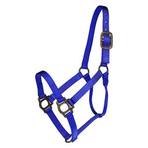 Antique Dot Nylon Horse Halter Blue - Item # 39070