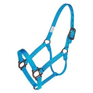 Antique Dot Nylon Horse Halter Aqua - Item # 39070