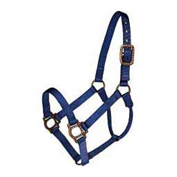 Antique Dot Nylon Horse Halter Navy - Item # 39081