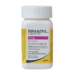 Rimadyl Caplets for Dogs 75 mg 60 ct - Item # 390RX