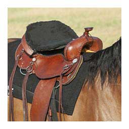 Luxury Fleece Saddle Tush Cushion Black - Item # 39182
