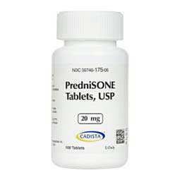 Prednisone for Dogs 20 mg 100 ct - Item # 393RX