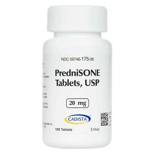 Prednisone 20 mg 100 ct - Item # 393RX