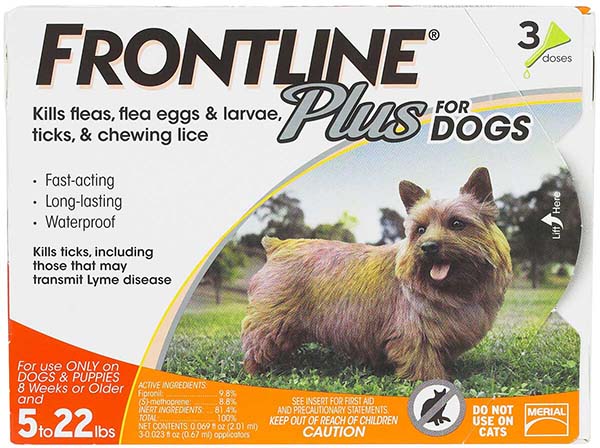 Frontline Plus For Dogs Dosage Chart