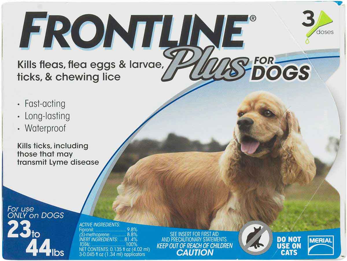 Frontline Plus For Dogs Dosage Chart