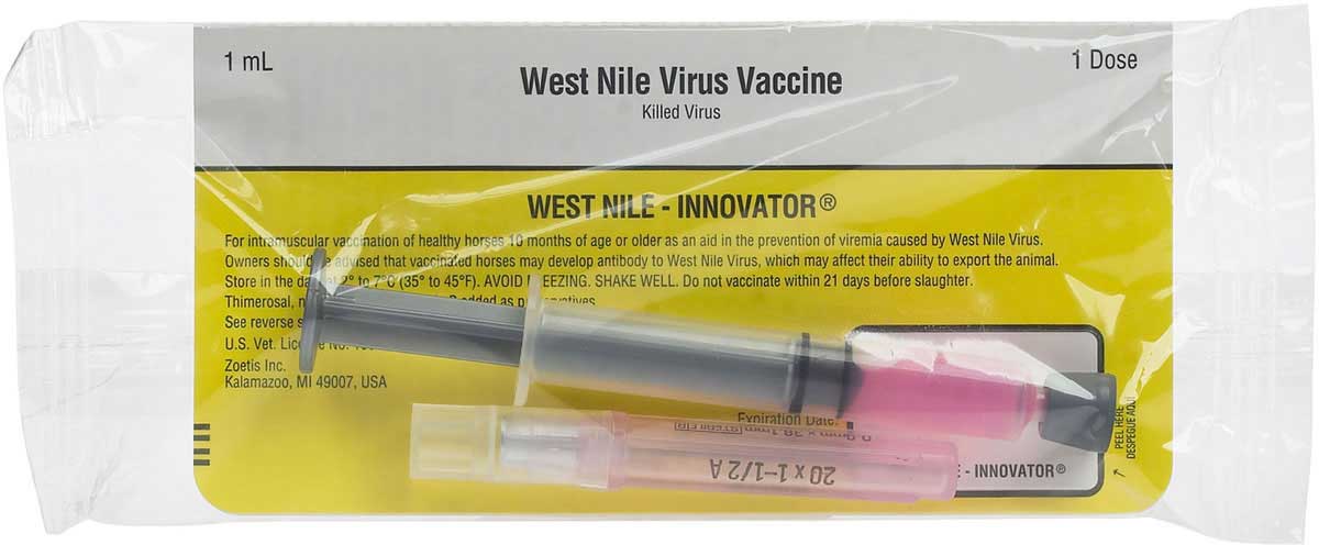 West Nile Innovator West Nile Virus Equine Vaccine Zoetis Animal Health