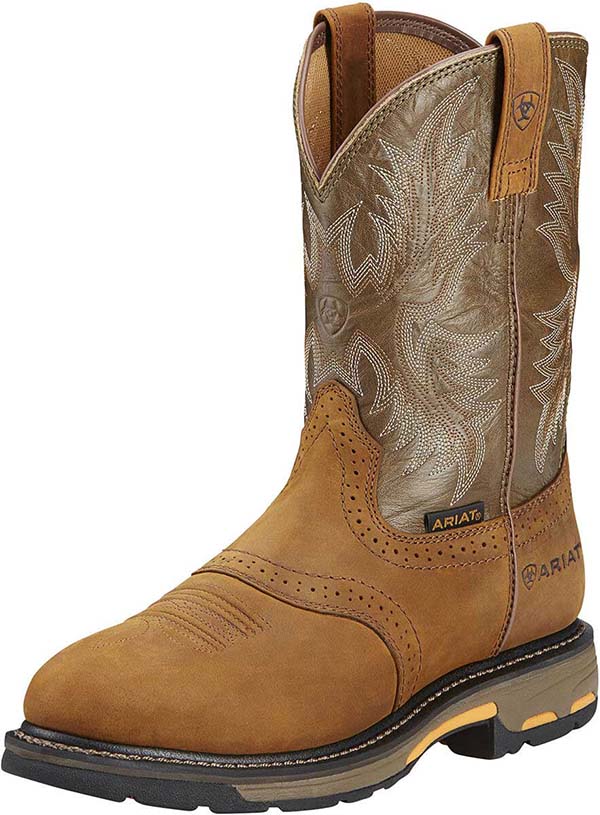 green ariat boots