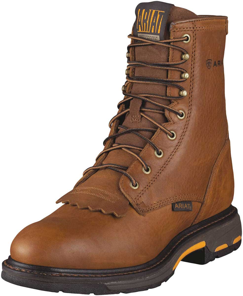 ariat men's lace up work boots