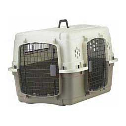Double Door Portable Plastic Pet Crate 28'' x 20'' x 19'' - Item # 40192