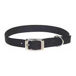 Nylon Goat Collar Black Kid (5/8 x 14-16 in) - Item # 40256