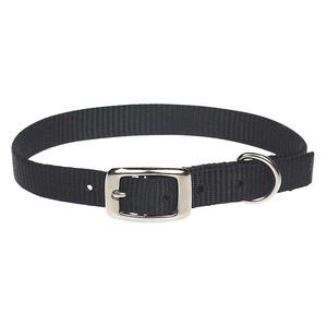 Nylon Goat Collar Black Kid (5/8 x 14-16 in) - Item # 40256