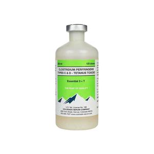 Essential 3+T (CD&T) Cattle, Sheep, Goat and Swine Vaccine 125 dose - Item # 40275