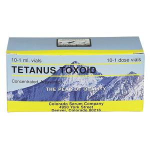 Tetanus Toxoid Livestock Vaccine 10 x 1 ml - Item # 40276