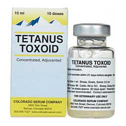 Tetanus Toxoid Livestock Vaccine 10 ds - Item # 40277