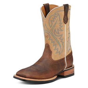 Quickdraw 11-in Cowboy Boots Tumble Bark - Item # 40306