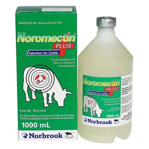 Noromectin Plus for Cattle 1000 ml - Item # 40311