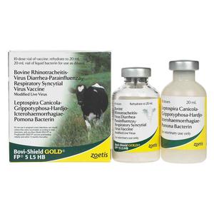Bovi-Shield Gold FP5 L5 HB Cattle Vaccine 10 dose - Item # 40508