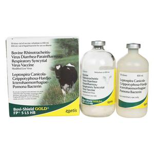 Bovi-Shield Gold FP5 L5 HB Cattle Vaccine 50 dose - Item # 40509
