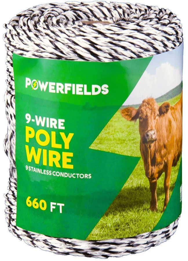 Electric Fence Wire for Livestock Cattle Horse Cow Portable Fences UV  Resistant