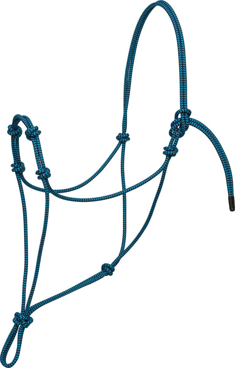 Valley Vet - Silver Tip 4 Knot Rope Horse Halter Weaver Leather ...