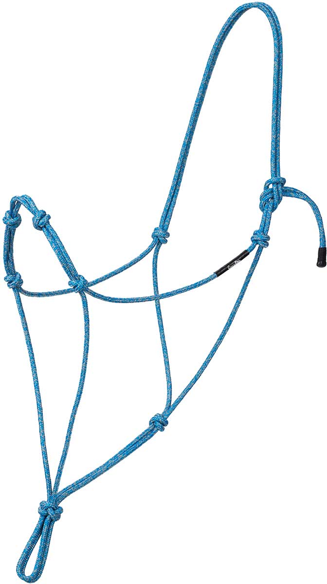Valley Vet - Silver Tip 4 Knot Rope Horse Halter Weaver Leather ...