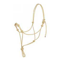 Silver Tip 4 Knot Rope Horse Halter Tan - Item # 40560