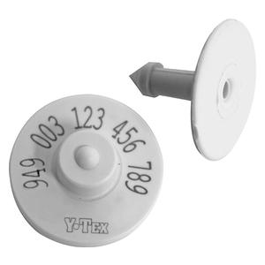 RFID HDX 949 Combo Ear Tags White - Item # 40636