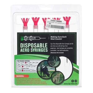 Cap-Chur Disposable Aero Syringes with Grit Blasted Needles 2 cc x 1 in grit blasted needle (5 ct) - Item # 40670