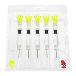 Cap-Chur Disposable Aero Syringes w/ Grit Blasted Needles 3 cc x 1 in grit blasted needle (5 ct) - Item # 40671