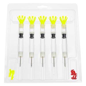 Cap-Chur Disposable Aero Syringes with Grit Blasted Needles 3 cc x 1 in grit blasted needle (5 ct) - Item # 40671