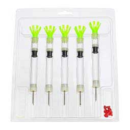 Cap-Chur Disposable Aero Syringes w/ Grit Blasted Needles 4 cc x 1 in grit blasted needle (5 ct) - Item # 40672