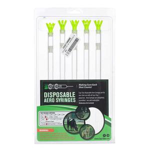 Cap-Chur Disposable Aero Syringes with Grit Blasted Needles 7cc x 1 in grit blasted needle (5 ct) - Item # 40674