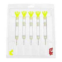 Cap-Chur Disposable Aero Syringes w/ Grit Blasted Collared Needles 3 cc x 1 in (5 ct) - Item # 40676