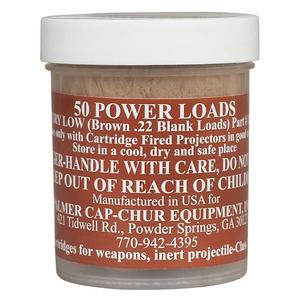 Cap-Chur .22 Blank Power Loads Brown 5-20 yds use w/disp syringes 50 ct - Item # 40719