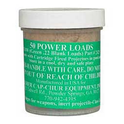 Cap-Chur .22 Blank Power Loads Green 10-25 yds use w/metal syringes 50 ct - Item # 40720