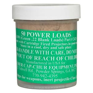 Cap-Chur .22 Blank Power Loads Green 10-25 yds use w/metal syringes 50 ct - Item # 40720