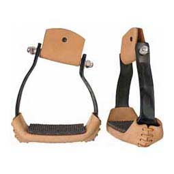 Aluminum Angled Stirrups Black - Item # 40799