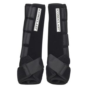 Iconoclast Tall Hind Ortho Horse Boots Black - Item # 40832