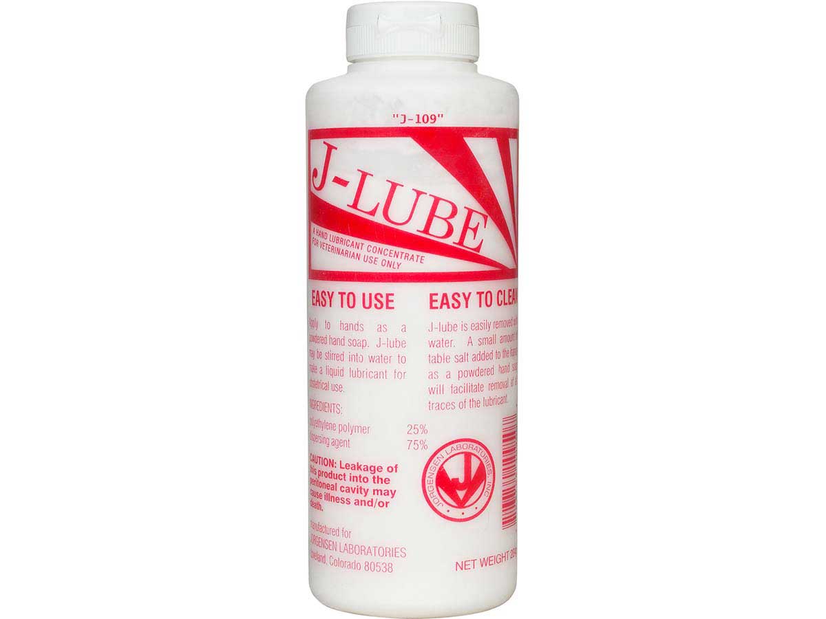 J-LUBE Powder 10 oz Concentrated Obstetrical Lubricant for Pets and  Livestock