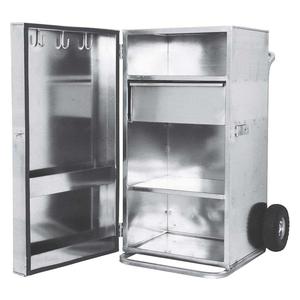 Galvanized Steel Single Door/Drawer Show Box 4 ft - Item # 40914