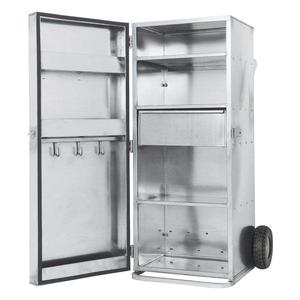Galvanized Steel Single Door/Drawer Show Box 5 ft - Item # 40915