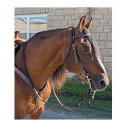Turquoise Cross Browband Headstall Mahogany - Item # 40934