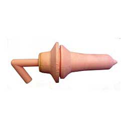 Calf Bucket & Gravity Feeder Flange Pull Through Teat with Elbow Pink - Item # 40949